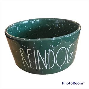 Rae Dunn REINDOG Medium Pet Dish